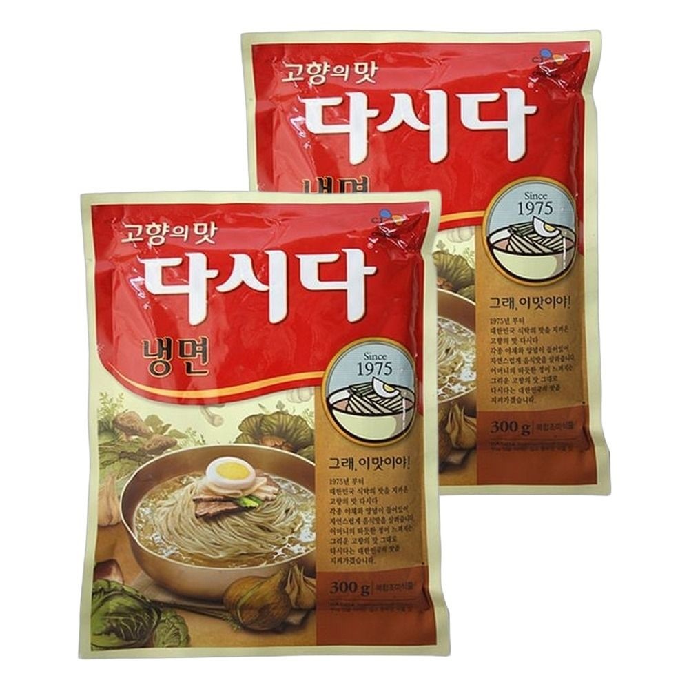 CJ 한식 가정용 진한맛 홈쿡 만능 풍미 반찬 중식 조미료 냉면 다시다 300g 2개