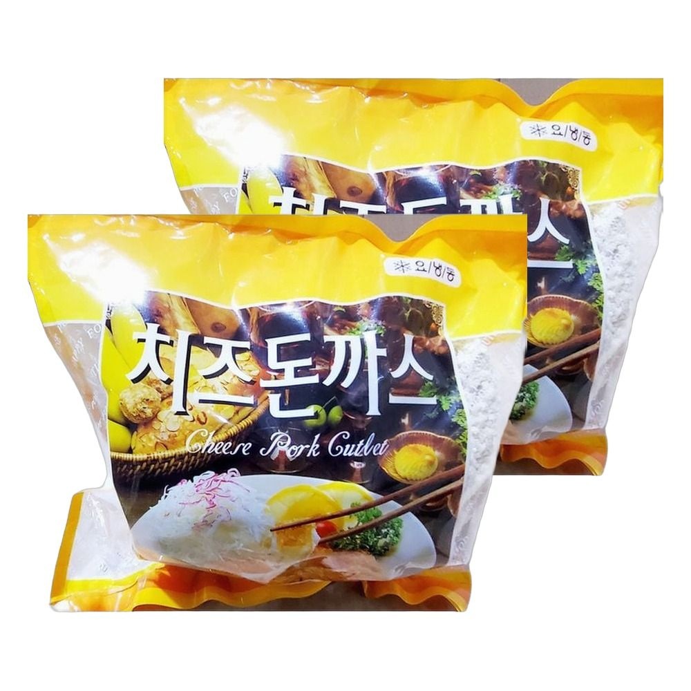 해피 간편식 경양식 돈까스 업소용 맛집 안주 돈가스 치즈돈까스 1.6kg(10입) 2개