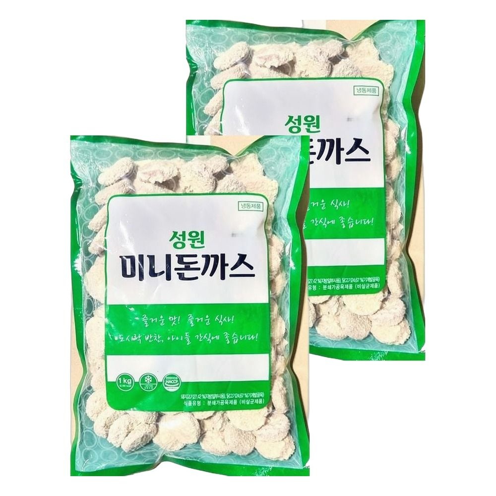 성원 전문점 배달 돈까스 경양식 맛집 안주 옛날 튀긴 돈가스 미니돈까스 1kg 2개