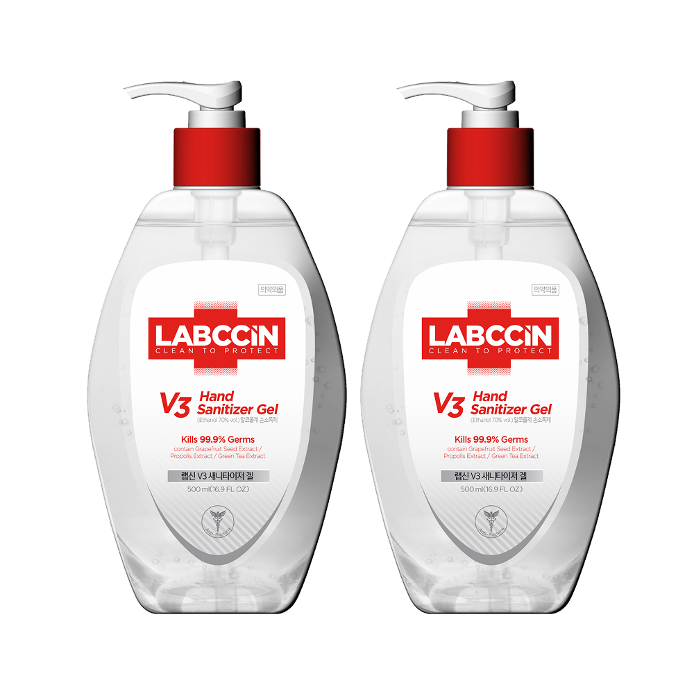 랩신 새니타이저 겔 (손소독젤) 500ml X2개