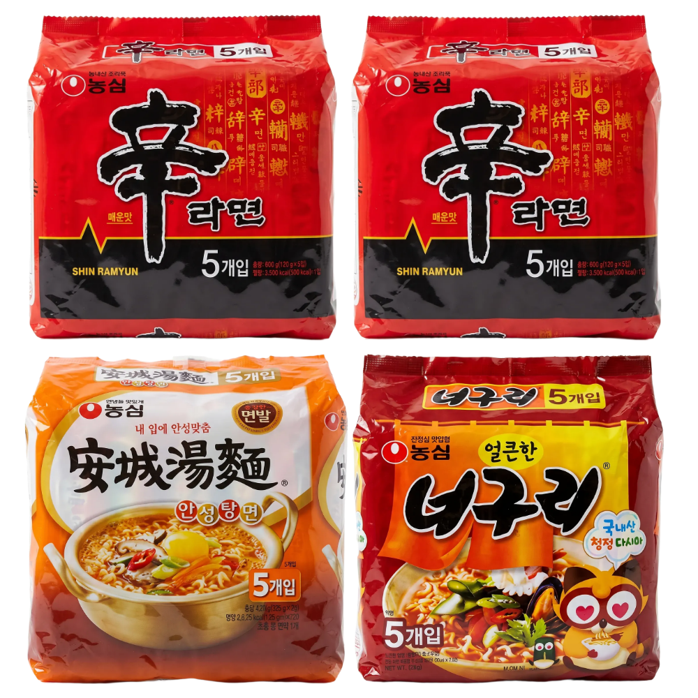 농심 신라면 10입 + 안성탕면 5입 + 너구리 5입 총20봉