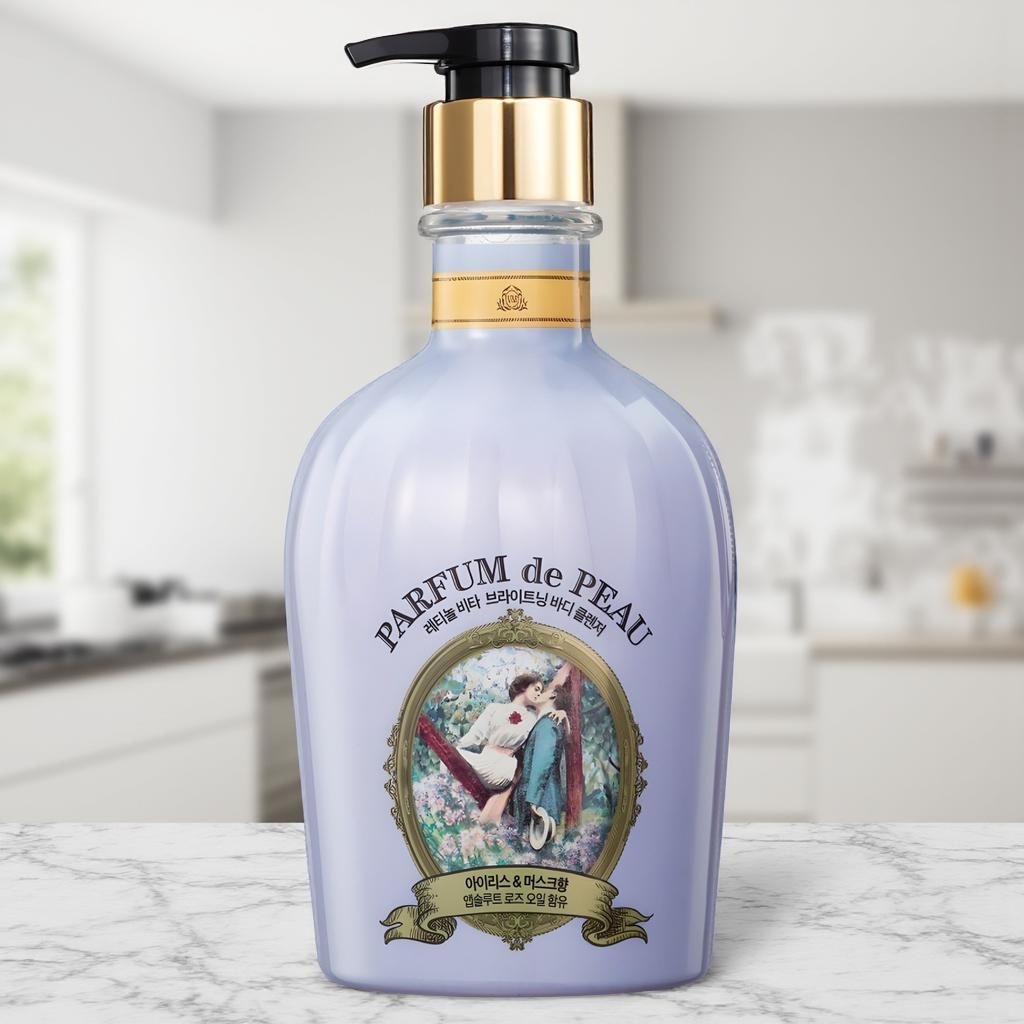 벨먼 파퓸드뽀 퍼퓸 바디워시 아이리스 머스크 향 600ml 1개
