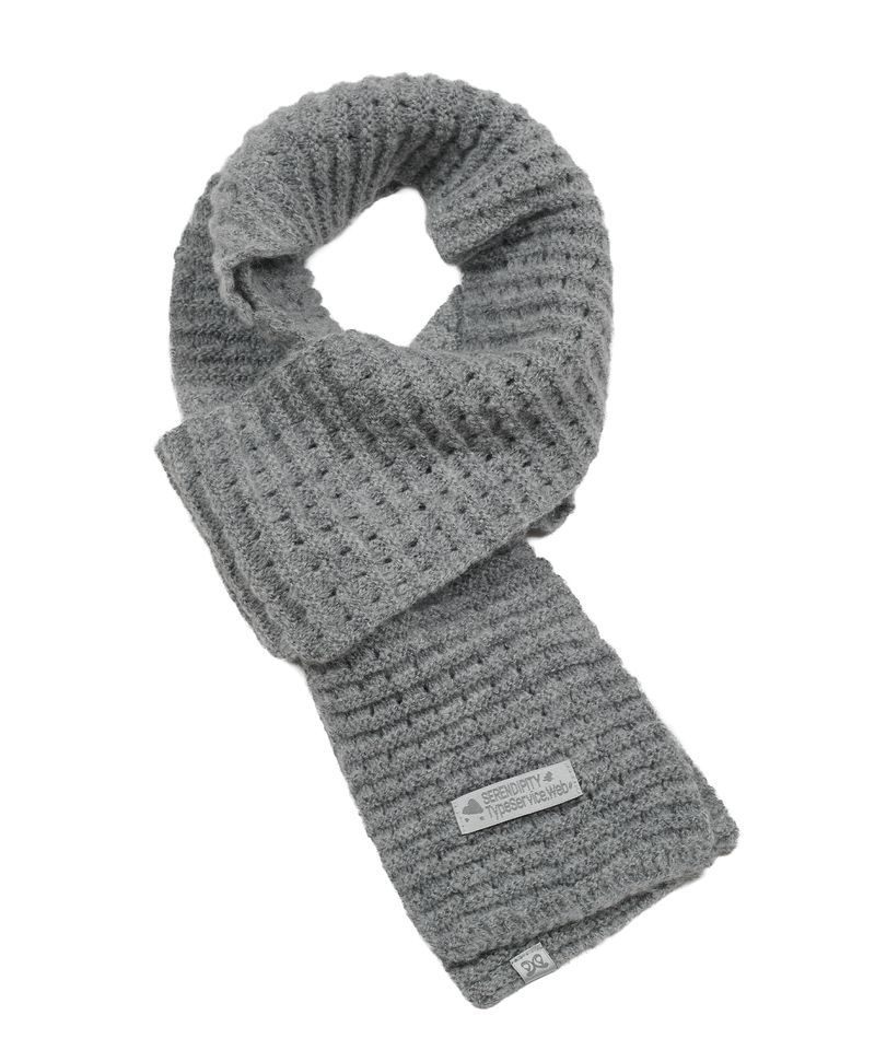 타입서비스 Textured Clean Scarf Gray
