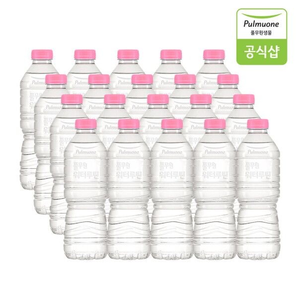 풀무원샘물 [풀무원샘물] 워터루틴 무라벨 생수 500ml X 20병