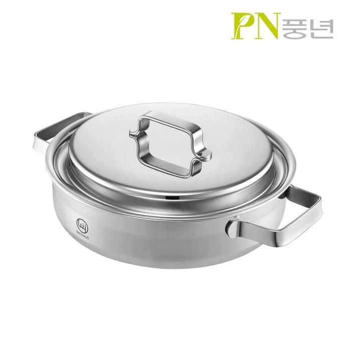 PN풍년 위더스 리네IH 24cm 전골냄비/ 인덕션 겸용 통3중 스테인레스