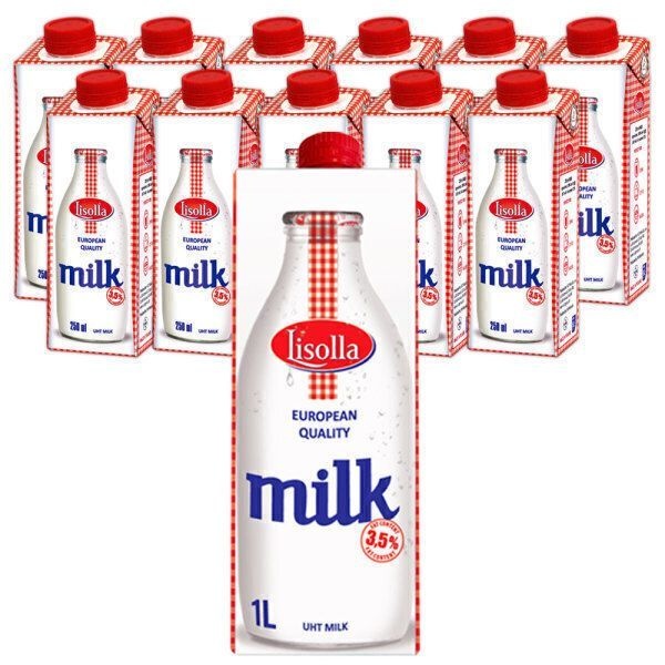 믈레코비타 리솔라 수입 멸균우유 1000ml 12개입 폴란드 우유 722239