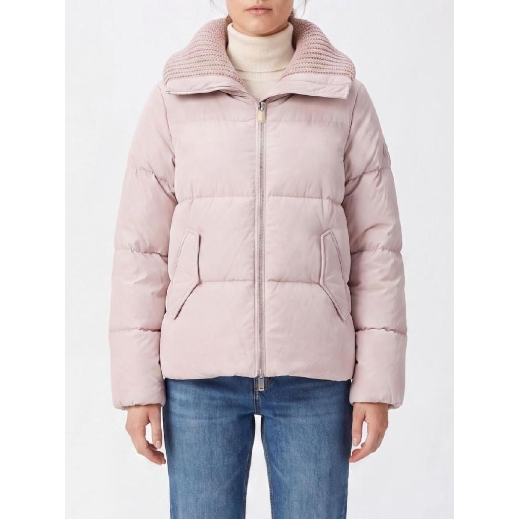 [해외] 핀코 Pinko Dianthus 퀼팅 나일론 다운 자켓 하이넥 리무버블 후드 라일락 107161A39J 관부가세포함