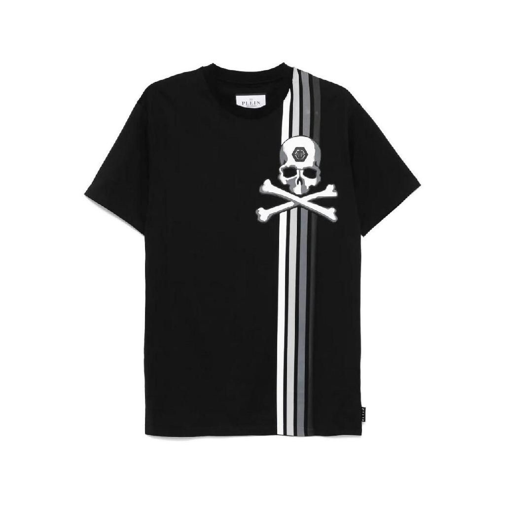 필립플레인 [해외] 필립플레인 25SS 필립플레인 Skull BonesShort Sleeve Round SAECMTK8111PJY002N0201 TP565694248