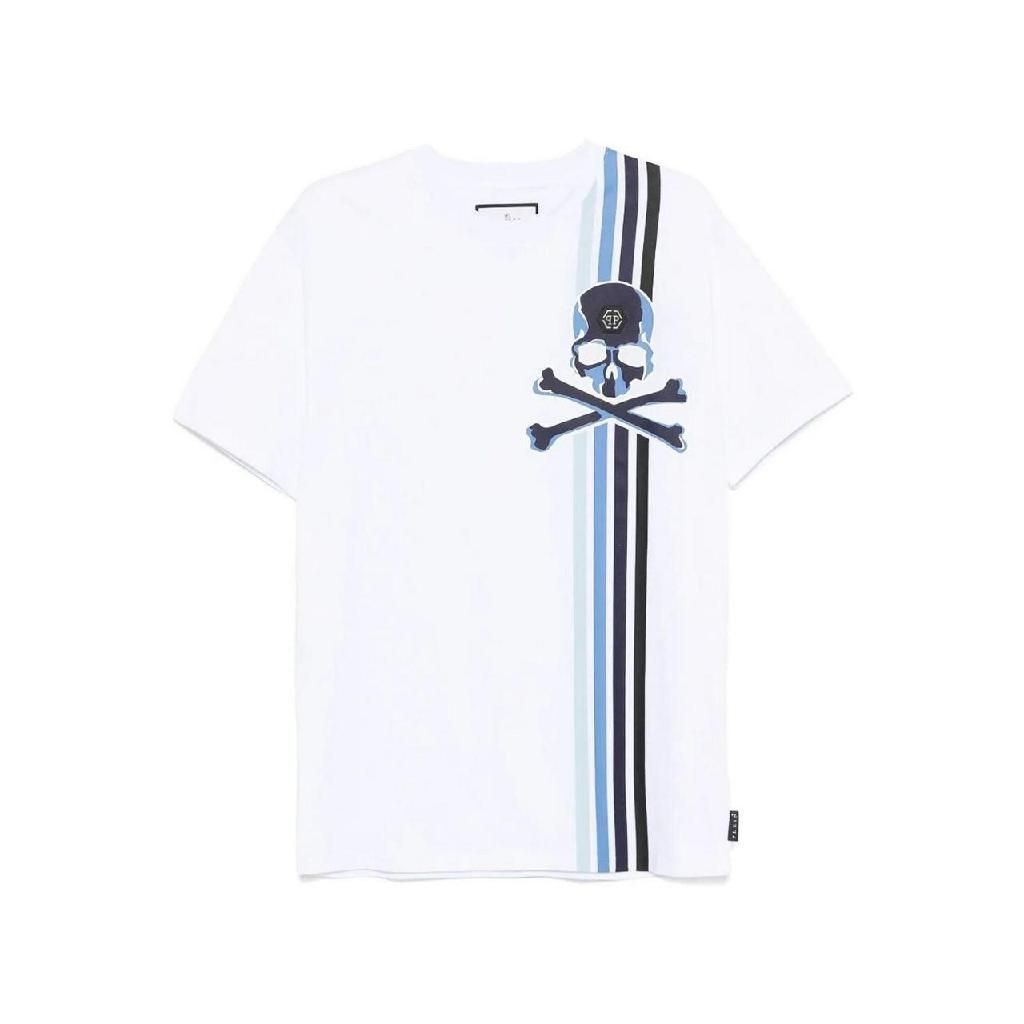 필립플레인 [해외] 필립플레인 25SS 필립플레인 Skull BonesShort Sleeve Round SAECMTK8111PJY002N0108 TP565694144