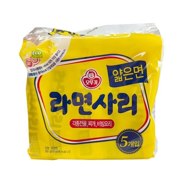 [보리보리]오뚜기 라면사리 얇은면 110g (5개입) 2개