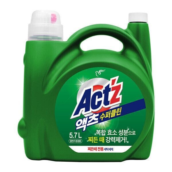 대용량 액체세제 액츠 수퍼클린 찌든때 5.7L 겸용 제품 711782 (대용량 액체세제 액츠 수퍼클린 찌든때 5.7L 겸용 제품)