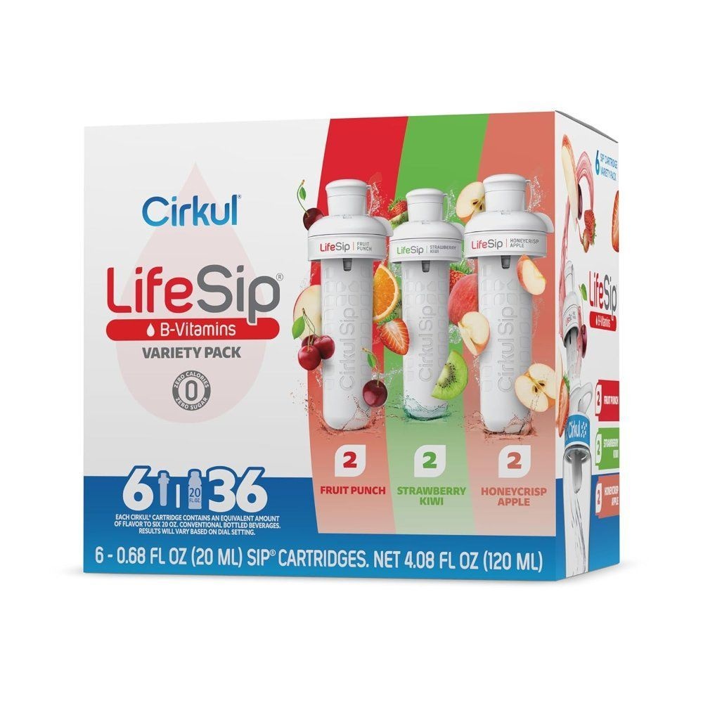 [해외] Cirkul LifeSip 비타민 B-비타민 맛 워터 버라이어티 팩