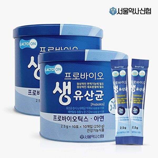 [서울약사신협][G][서울약사신협]락토온 프로바이오틱스 생유산균 2.5g 100포 1+1
