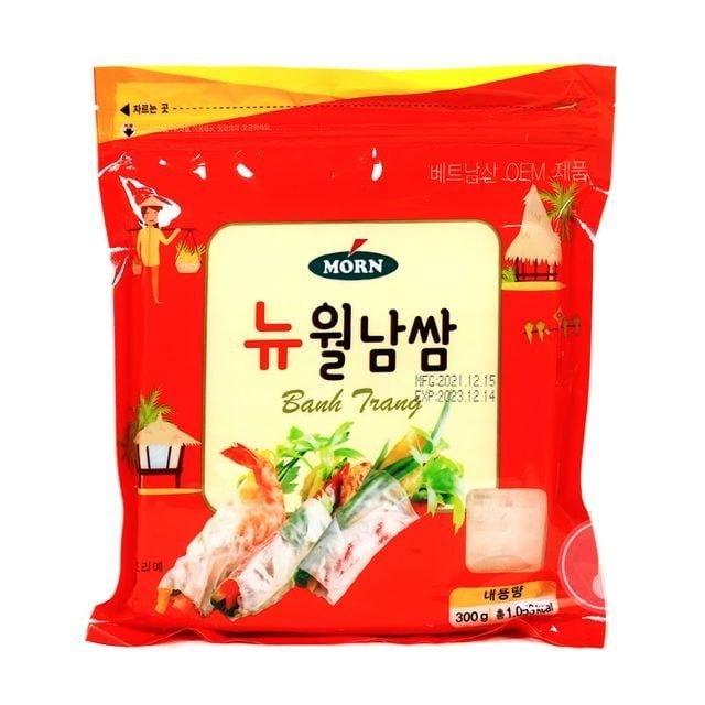 OS협력사 몬 월남쌈 사각형 16CM 300G 베트남식자재 월남쌈라이스페이퍼