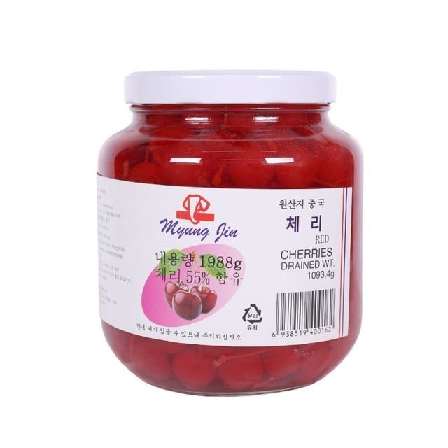 OS협력사 명진 꼭지있는 적체리 빙수재료 베이커리재료