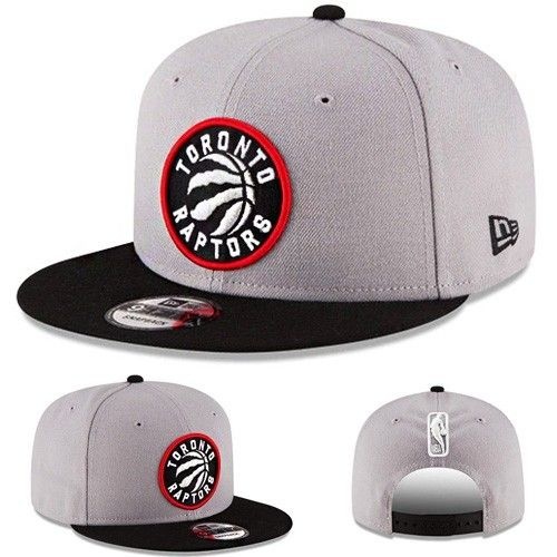 뉴에라 토론토 랩터스 NBA 950 9fifty 스냅백 모자 Official 투톤 Color 그레이 블랙 Cap