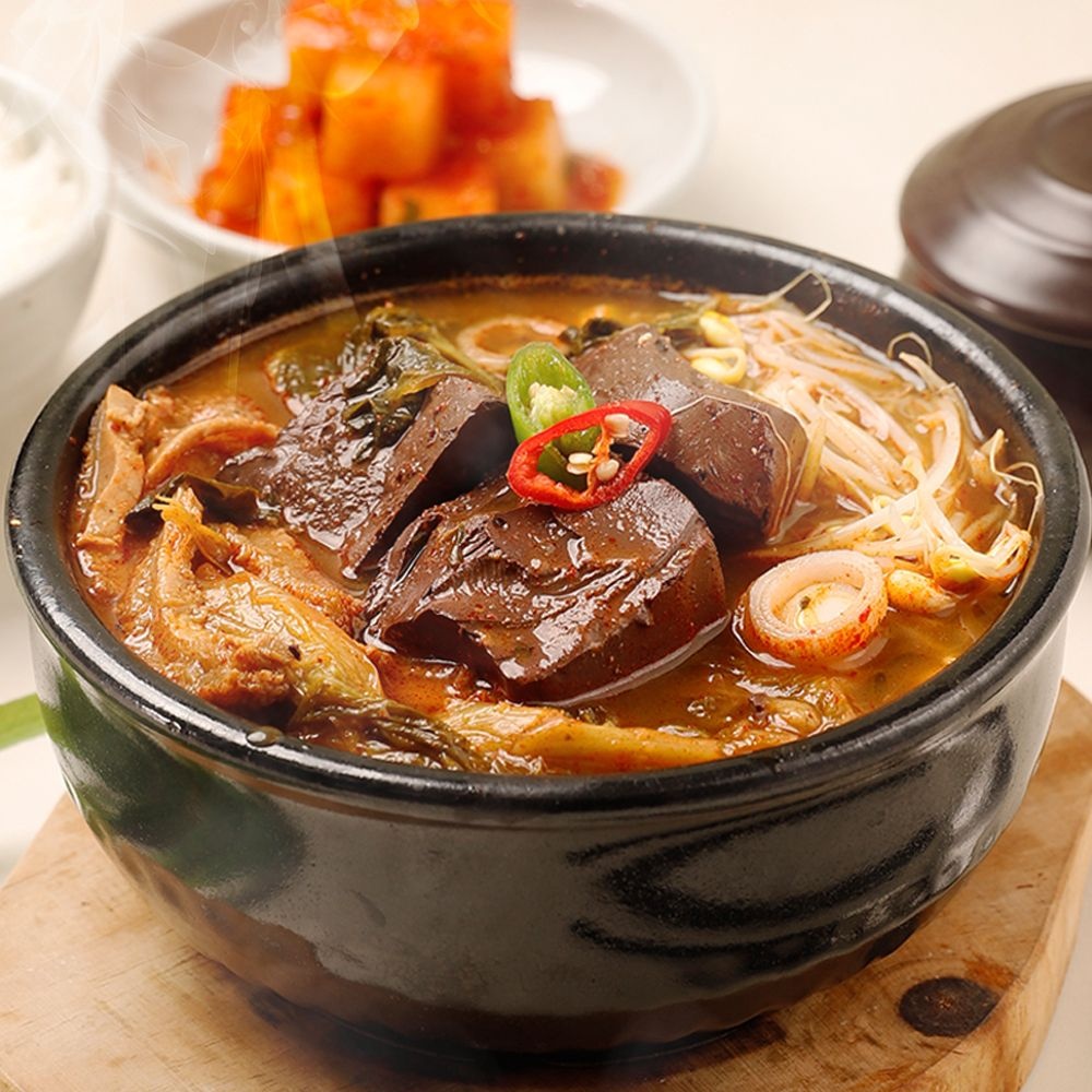 참도깨비 가야식 선지 해장국 630g 5봉 (01.부산 가야 선지해장국630gX5팩)