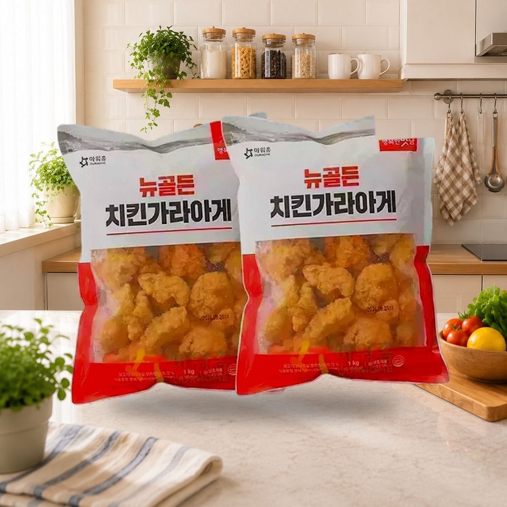 아워홈 뉴골든 치킨 가라아게 1kg x 2개