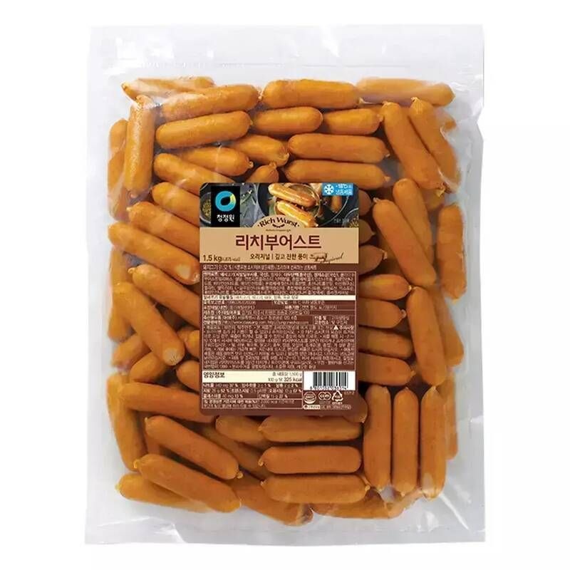 청정원 리치부어스트, 1.5kg, 1개
