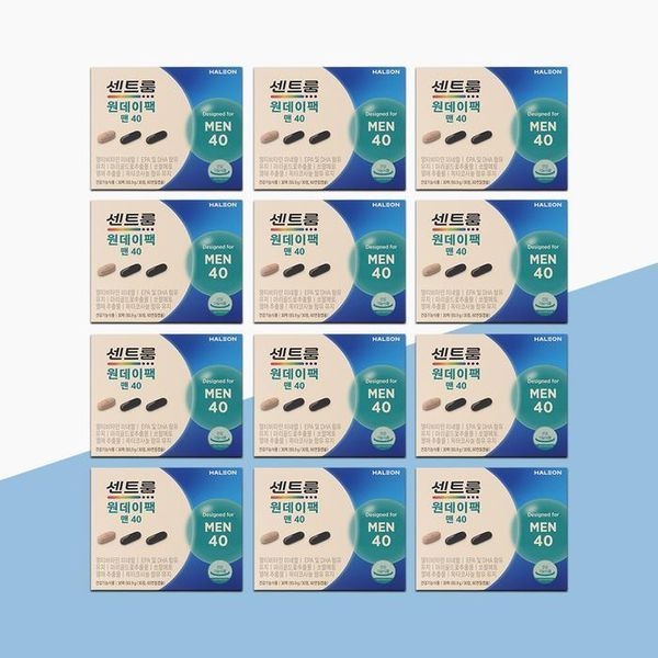 sellerhub [하프클럽]센트룸 원데이팩 맨 40 x 30팩 x 12박스 하루한팩 간편한섭취 (12개월분) 종합영양제 40대 남성 남자