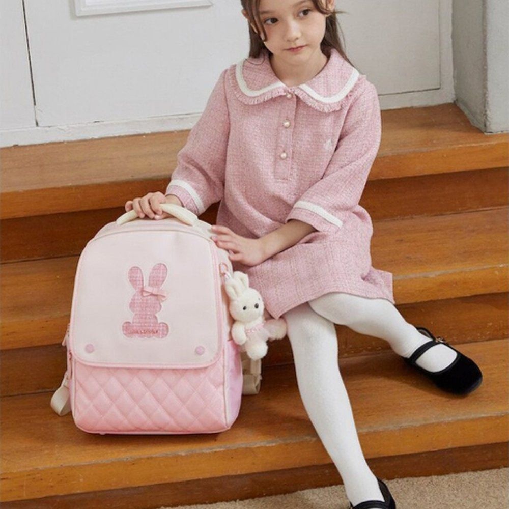 빈폴 키즈 BEANPOLE KIDS 빙키 여아 사첼 3SET 책가방 라이트 핑크 (BI61D4G04Y)