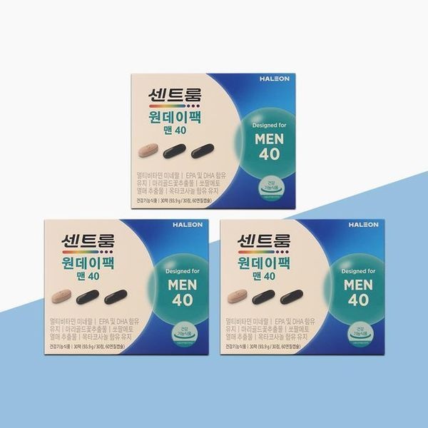 sellerhub [하프클럽]센트룸 원데이팩 맨 40 x 30팩 x 3박스 하루한팩 간편한섭취 (3개월분) 종합영양제 40대 남자
