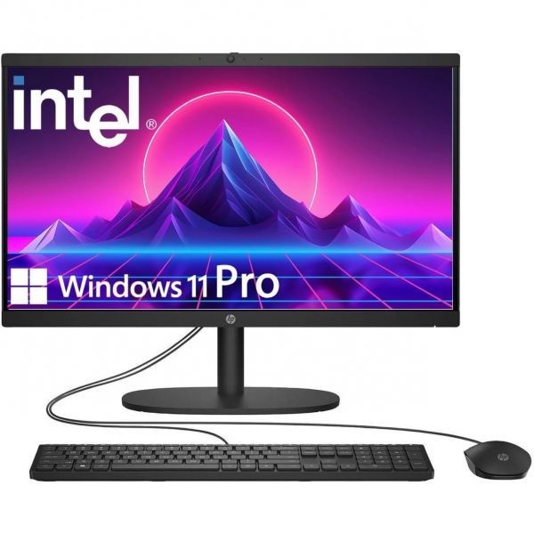 [해외] HP 2025 22인치 FHD 올인원 데스크탑 컴퓨터 • 일상 사용에 최적화된 새로운 버전 최신 13세대 인텔 쿼드코어 CPU 8GB D