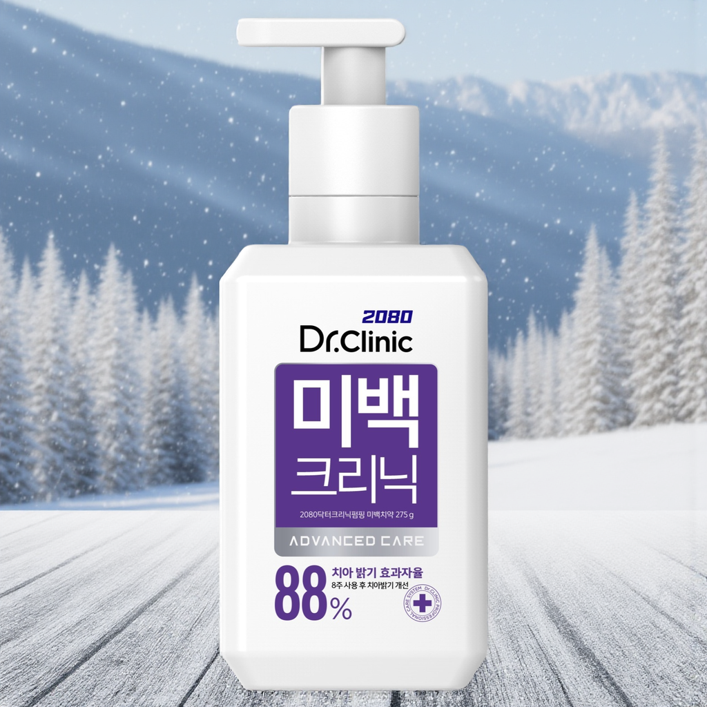 2080 2080치약 닥터크리닉 엑스퍼트 펌핑 치약 275g 1개
