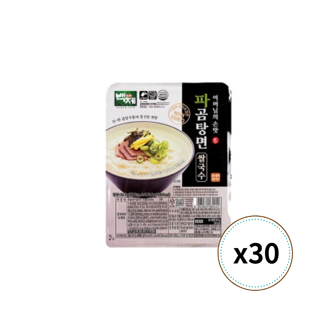 백제식품 파곰탕면 쌀국수 93.5g X 30개