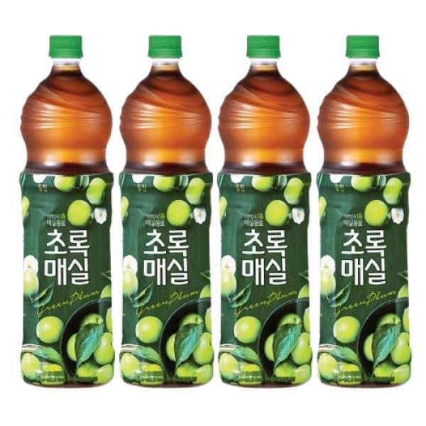초록매실 매실음료 1.5L 4개