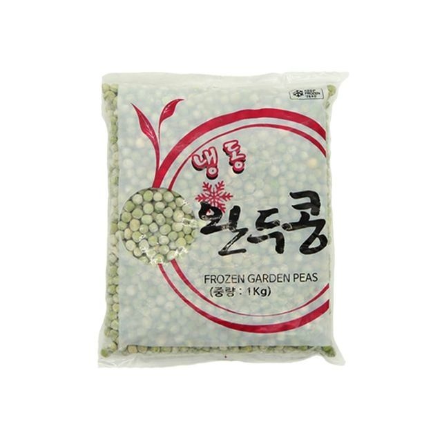 OS협력사 라온샾 업소용 냉동 완두콩 1KG 냉동채소완두콩 업소용냉동완두콩