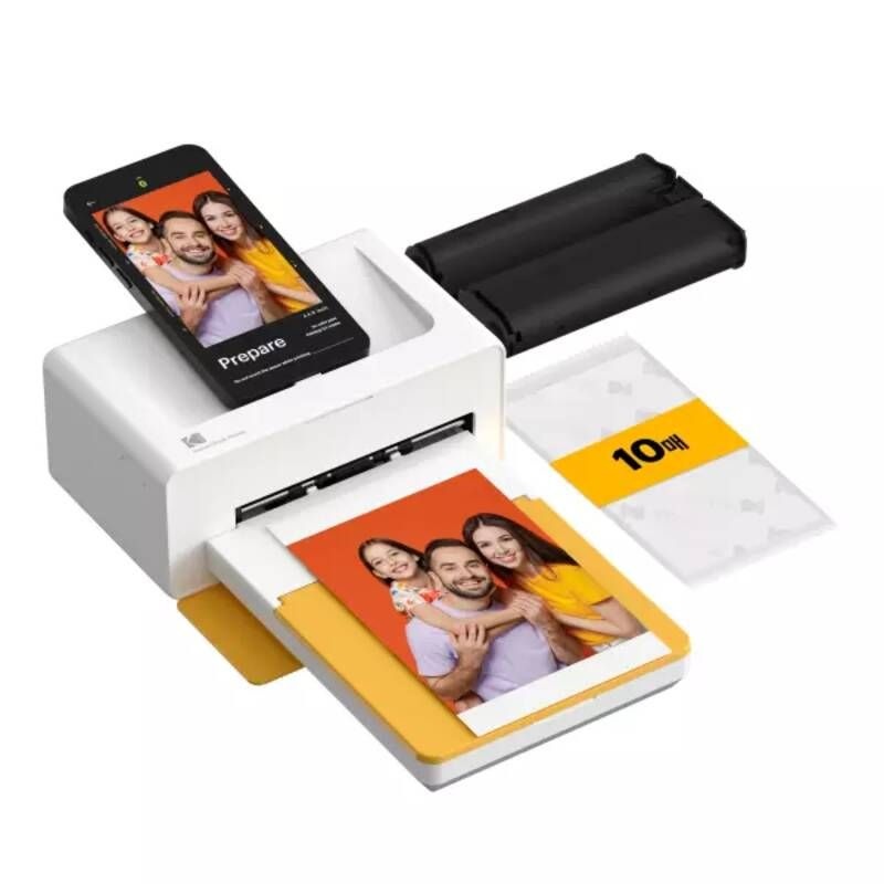 KODAK 코닥 도크2 도크플러스 PD460 (카트리지 10매 내장) 포토프린터 사진인화기 핸드폰 483684