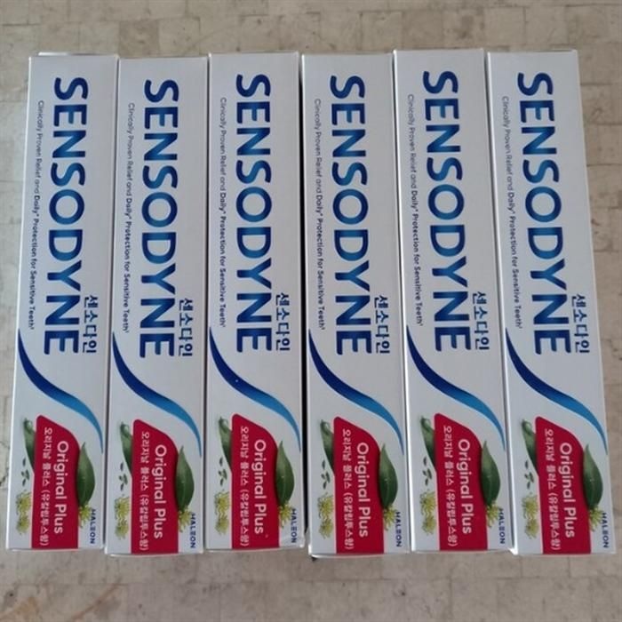 [웰빙창고] 센소다인 오리지날 플러스 민감성 치약 100g x6개