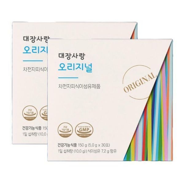 [하프클럽]미궁 365 대장사랑 오리지널 차전자피환 5g x 30포 2개 /sj