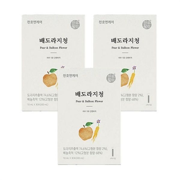 [하프클럽]천호엔케어 하루활력 배도라지청 스틱 10ml 30포 3박스(90포) sj