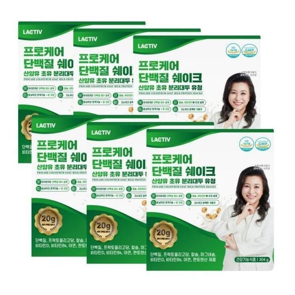 [하프클럽]락티브 프로케어 단백질 쉐이크 304g 6통/SJ
