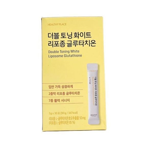 [하프클럽]한미양행 더블 토닝 화이트 리포좀 글루타치온 3g X 30포 1개