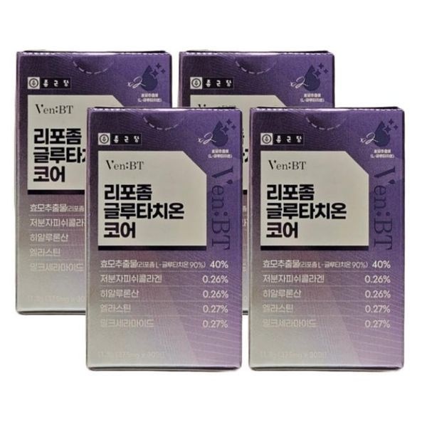 [하프클럽]종근당 벤비티 리포좀 글루타치온 코어 375mg x 30매 4개