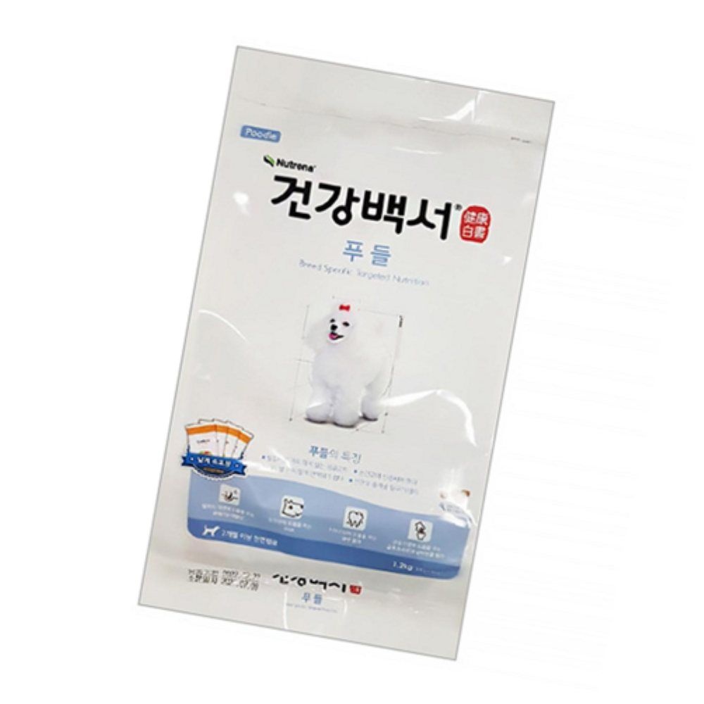건강백서 푸들 1.2KG 반려동물사료 펫푸드