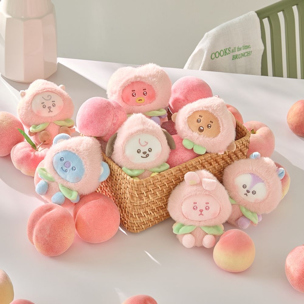 라인프렌즈 BT21 피치 홀릭 인형 키링