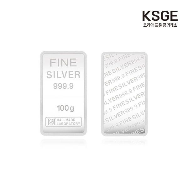 [코리아 표준 금거래소] 한정수량 SILVER 999.9 럭키 실버바 100g