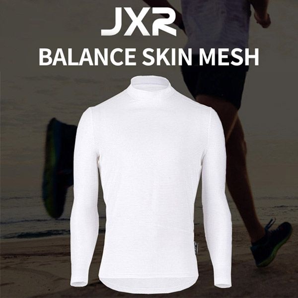 [하프클럽]JXR 발란스스킨 매쉬 남성 여성 스포츠 골프 기능성 이너웨어 UV차단 흡습속건 티셔츠