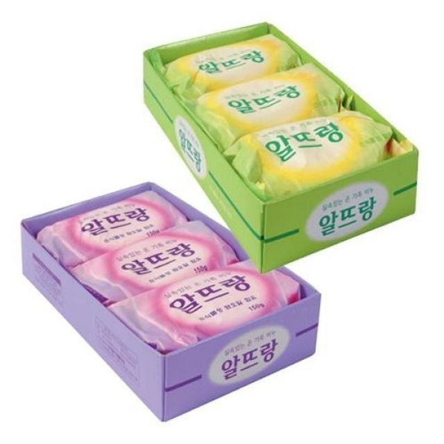 알뜨랑 비누 핑크 3개입 세트 보습비누 세안용품