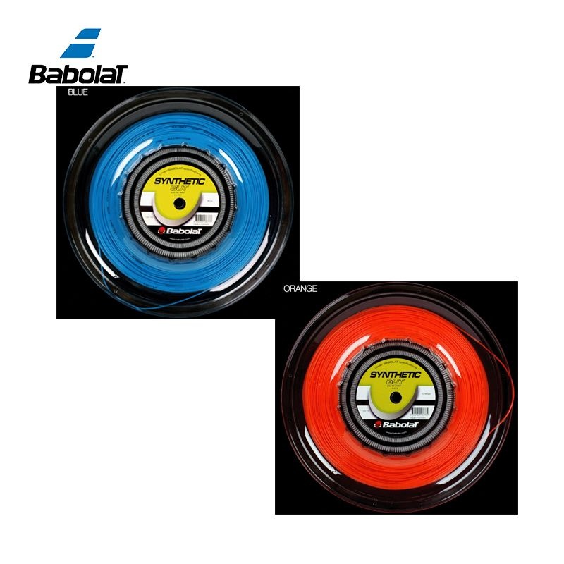 바볼랏 신스틱 1.30MM/200M BL/OR 롤거트 테니스거트