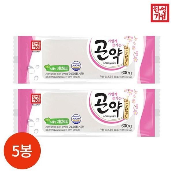 [하프클럽]한성기업 곤약 600g x 5봉