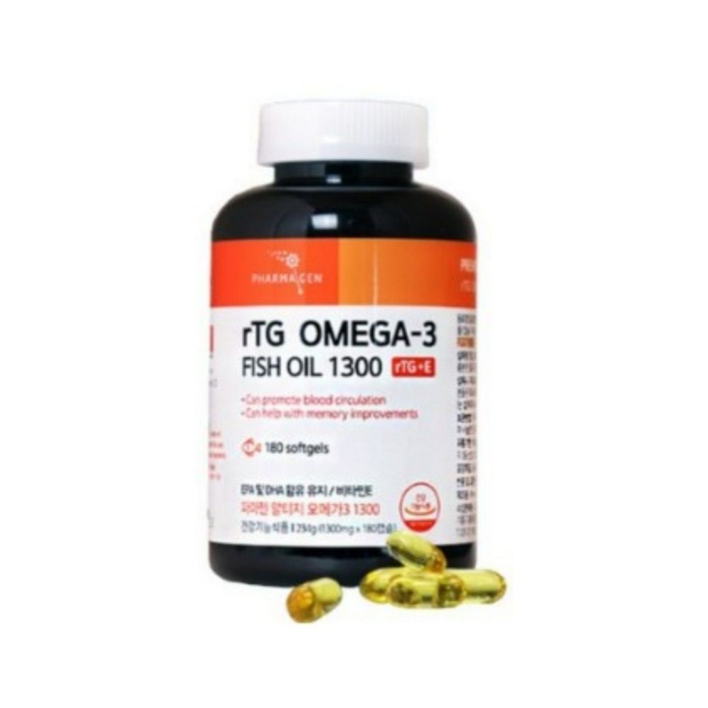 파마젠 rTG 알티지 오메가3 1300mg 180캡슐 x 3박스