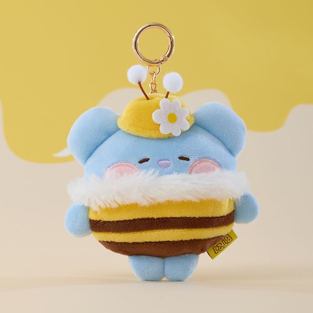 라인프렌즈 BT21 KOYA 미니니 허니비 인형 줄자 키링