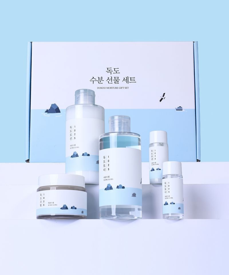 라운드랩 SET 1025 독도 수분 선물 세트 토너 + 로션 크림