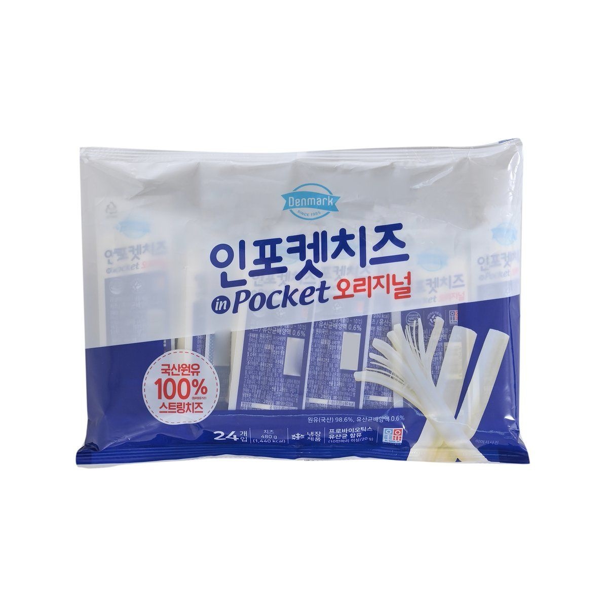 트레이더스 동원 덴마크 인포켓 치즈 480g(24입)