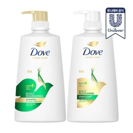 [도브] 스칼프너리싱 샴푸 680ml 컨디셔너 660ml